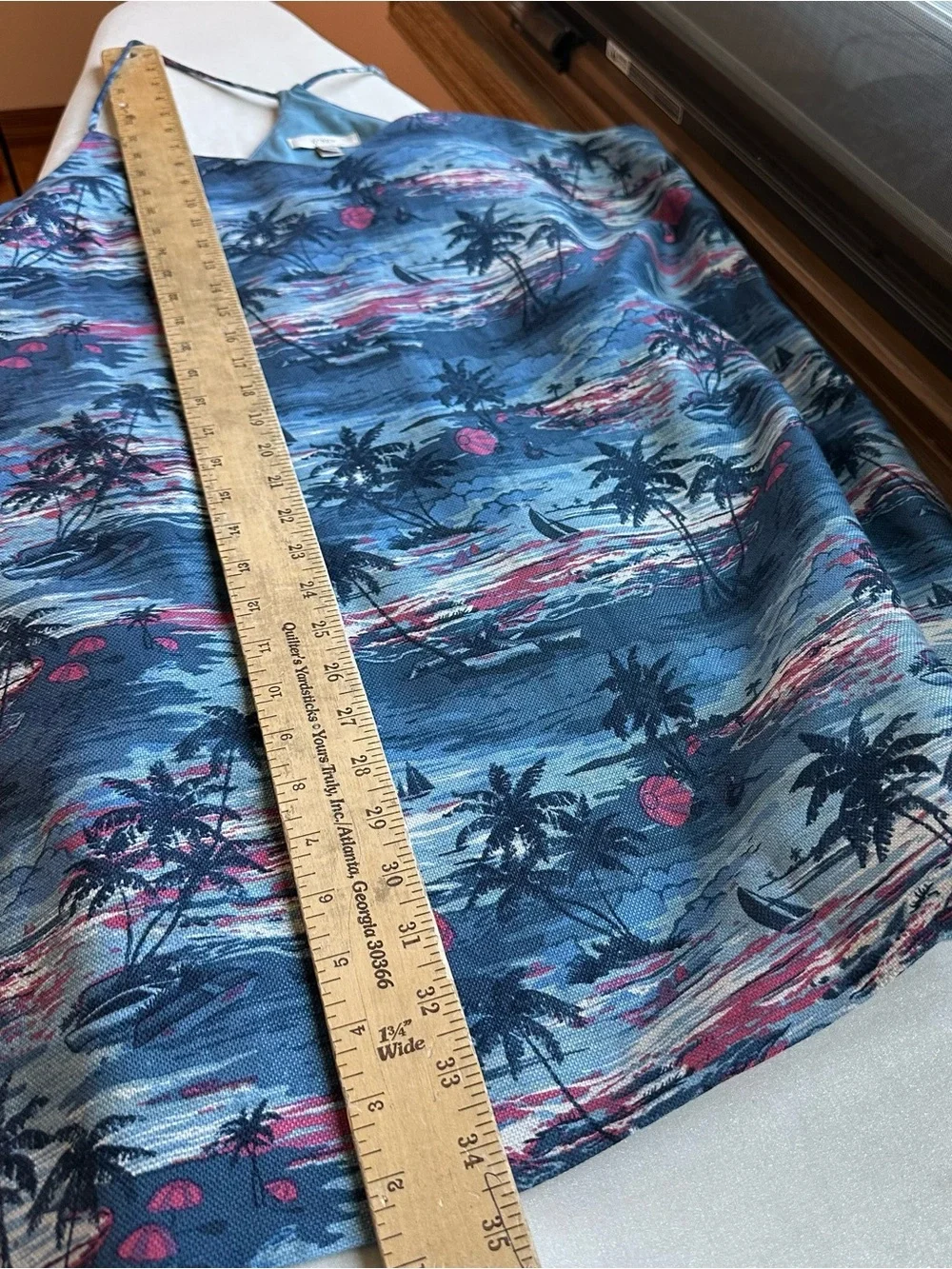 J.Crew Dress Womens 12 Linen Cotton Tropical Print Lined Sundress Resort Cruise